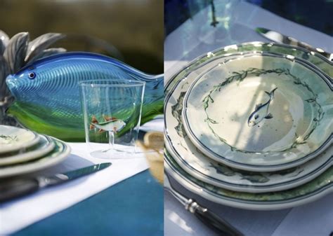 Dior Maison launches a new tableware line called the Aquarius 